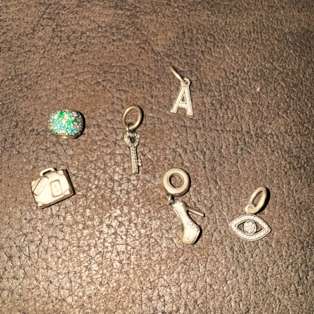 Set of 6 Pandora charms